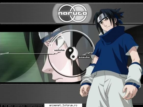 Sasuke Uchiha - Este unul din personajele principale ale seriei - Naruto